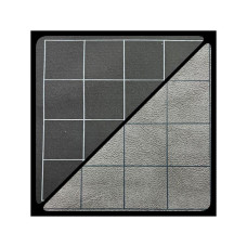 1 In Reversible Squares Battlemat Board Game44 Black Grey