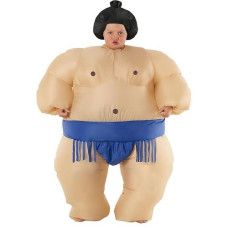 Morph Blue Sumo Wrestler Inflatable Costume For Kids Inflatable Costume Sumo Wrestling Suit For Kids Halloween Costume Kids