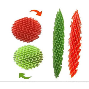 Fidget Toys ， Fidget Worm Toy,Stress Relief Fidget Toys For Kids&Adults,Elastic Mesh Toys,Sensory Slug Fidget Toy,Resistance Fidget Toys,Anxiety Relief Toys (Green+Orange)