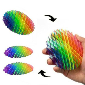 Fidget Toys ， Fidget Worm Toy,Stress Relief Fidget Toys For Kids&Adults,Elastic Mesh Toys,Sensory Slug Fidget Toy,Resistance Fidget Toys,Anxiety Relief Toys (Colorful Red)