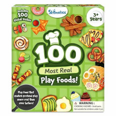 Skillmatics Pretend Play Playset - 100 Most Real Play Foods For Child'S Play, Back-To-School Kitchen Accessories, Play Kitchen Toys, Gifts For Boys, Girls, Kids & Toddlers Ages 3 And Up