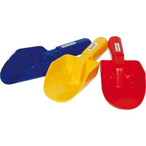 Spielstabil 3 Pack - Small Sand Scoops 3 - Includes Red, Blue And Yellow Beach Toy Shovel - Made In Germany…