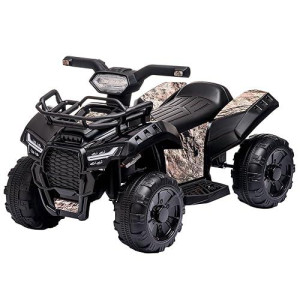 Forever Source Atv For Kids, 6V Battery Powered Toddler 4 Wheeler W/Music, Light, 1.2Mph Max Speed, Kids Atv 4 Wheeler 18-36 Months, Black