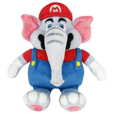 Little Buddy Super Mario Bros. Wonder Elephant Mario Plush, 10"