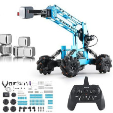 Vanlinny Stem Projects For Kids Ages 8-12,Smart Robot Arm Kit,2-In-1 Science Kits With 4-Dof,Electronic Programming Diy Robot Toy,Remote Control Educational Sets Prefect Xmas Gifts For Boys/Girls.