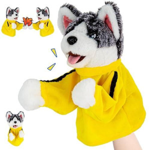 Ayeboovi 2024 Funny Gifts Hand Puppet Boxing Husky Animal Toy, Prank Stuff Interactive Dog Boxing Hand Puppet Toy, Plush Husky Glove Gag Gifts For Imaginative Play, For Kids And Adults