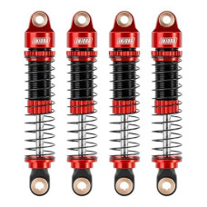 Injora Threaded Shock Absorber Oil Damper 53Mm For Redcat Ascent18 1/18 Rc Crawler Upgrade(Red)