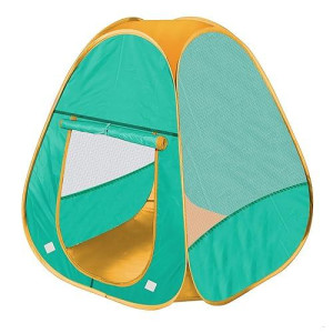 Kids Play Tent Pop Up Tent For Girls And Boys，Automatic Setup And Foldable Playhouse Castle Toys Outdoor And Indoor（Green）