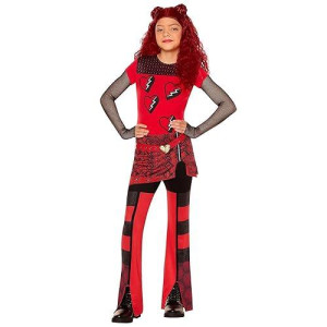 Spirit Halloween Descendants: The Rise Of Red Red Jumpsuit Costume | Officially Licensed | Descendants Red Costume - Md