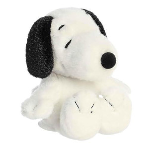 Aurora® Timeless Peanuts® Shoulderkins™ Snoopy Stuffed Animal - Classic Characters - Lasting Memories - White 5 Inches