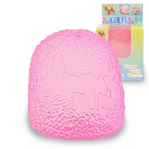 Stress Relief Toys, Strеss Relief Balls, Squeeze Exercise Stress Balls, Gel Strench Balls For Arthritis Hand, Finger, Grip Strengthening And Stress Relief (Pink Ellipsoid)