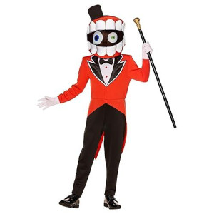 Spirit Halloween The Amazing Digital Circus Kids Caine Costume | Officially Licensed | Complete With Accessories- Xl