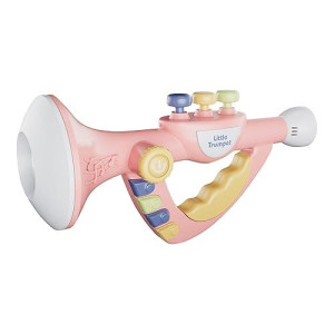 Contixo Kt2 Toddler Music Toys - Little Trumpet Toy,Baby Educational Toys, Kids Musical Instruments For Practice, Mini Trumpet With Light Effects, Adjustable Volume, Multiple Rhythms, Pink