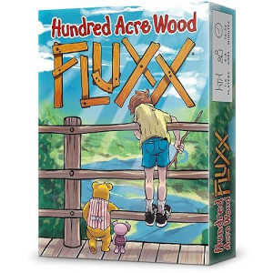 Looney Labs Hundred Acre Woods Fluxx Card Game Fun, Family-Friendly, Ever-Changing Gameplay Featuring Winnie The Pooh And Friends - Quick 10-30 Minute Rounds, Ages 8+