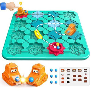 Fygurso Stem Board Games,Puzzle Logical Builder Kids Toys,Preschool Montessori Brain Teasers Birthday Gifts For Kids 4-8 Years Old