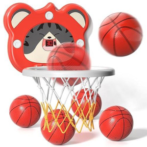 Watudou Toddler Basketball Hoop Indoor Toys Gifts For 3 4 5 Year Old Boys Kids, Indoor Mini Scoring Basketball Hoop For Toddler Kids Boys Ages 3-5 4-6, Ideal 3 4 5 6 Year Old Boys Birthday Gifts