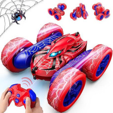 Syokzey Spider Rc Cars Remote Control Car, Double Sided 360°Flip 4Wd Rechargeable Rc Drift Car,Toys For 3-12 Year Old Boys,Toys For Ages 5-7 Toys For Ages 8-13