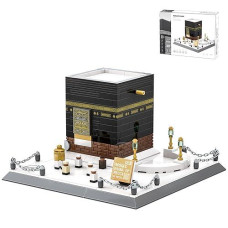 Caximsy Islamic Mosque Kaaba Architectural Model Building Block Sets Muslim Bricks Toy Hajj Kit Eid Gifts For Kids Adult 446 Pieces