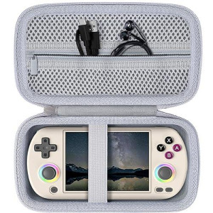 Khanka Hard Travel Case Replacement For Rg40Xx H Retro Handheld Game Console,Case Only. (White)