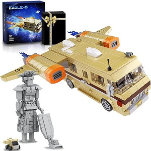 Mega Maid Spaceballs Eagle 5 Creative Building Kit For Adult,Kids,Desktop Building Set Toy Compatible With Lego,Christmas Bithday Gift(1068Pcs)