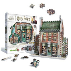 Wrebbit3D Harry Potter 3D Puzzle Model Of Borgin And Burkes | Diagon Alley Collection |270 Jigsaw Puzzle Pieces | Build And Journey Through The Wizarding World