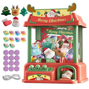 Lfachter Christmas Claw Machine For Kids, Mini Vending Machines Candy Toys For Girls, Arcade Game Machine With Light Sounds, Toys For Ages 8-13 Girls, Christmas Birthday Gifts For Kids Teens Adults