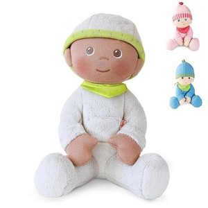 HABA Snug-up Doll Ollie 8" - Machine Washable Baby Doll