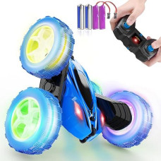 Orrente Remote Control Car, Rc Cars Toys, 2.4Ghz 4Wd Fast Rc Car Kids Toys Double Sided 360° Rotating Monster Truck Toys For Girls Rc Truck Toy Cars For Boys