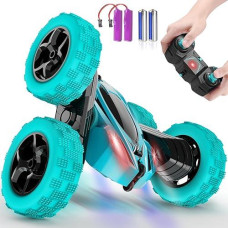 Orrente Remote Control Car, Rc Cars Toys, 2.4Ghz 4Wd Fast Rc Car Kids Toys Double Sided 360° Rotating Monster Truck Toys For Girls Rc Truck Toy Cars For Boys