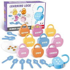 Yydeek Locks And Key Toddler Toys, Number Counting Busy Board, Preschool Learning Activities, Kindergarten Classroom Must Haves, Montessori Toys For 3 Year Old, Fine Motor Skills Developmental Toys