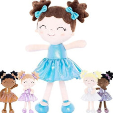 Gloveleya Baby Girl Gifts Baby Dolls Soft Doll Curvy Illusion Girl Blue 12Inches