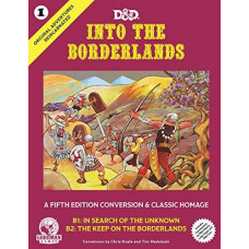 goodman games Original Adventures Reincarnated 1 - Into The Borderlands RPg for Adults, Family and Kids 13 Years Old and Up (5E Adventure, Hardback RPg)