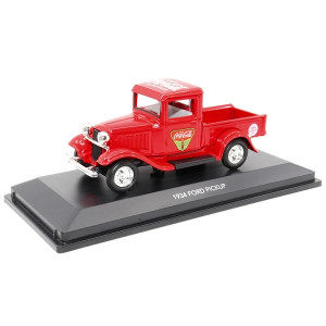 1934 Ford Pickup Truck coca-cola Red 143 Diecast Model car by Motor city classics