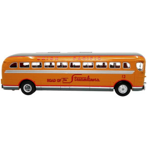 1948 gM PD-4151 Silversides coach Bus Union Pacific: Road of the Steamliners Vintage Bus & Motorcoach collection 143 Diecast Model by Iconic Replicas