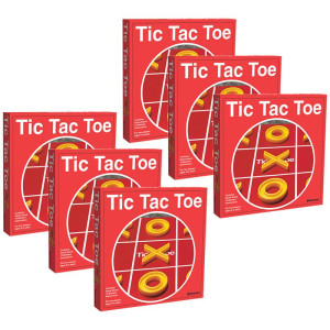 Tic Tac Toe Board game&44 Multi color - case of 6