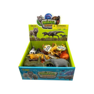 countertop Display Assorted Wild Animal Figurine - Pack of 20