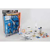 Space Mission 16 Piece set w Kennedy Space center Sign
