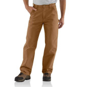 carhartt Mens Washed Duck Work Dungaree Pant,carhartt Brown,30W x 34L