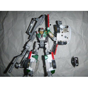 Hasbro Transformers Robots in Disguise combiners - X-Brawn - Strong-Armed Fighter - Released in Year 2001