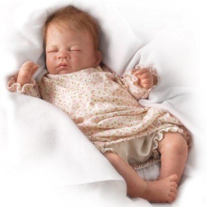 Hush Little Baby Breathes Like a Real Baby - So Truly Real Lifelike, Interactive & Realistic Newborn Baby Doll 18-inches by The Ashton-Drake galleries
