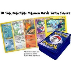 Pokemon center 110 Bulk collectible Pokemon cards Party Favors