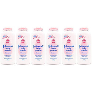 Johnsons Baby Powder Blossoms 200 gr 7 Oz (Pack of 6)