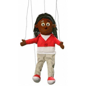 Sierra Black girl Marionette String Puppet