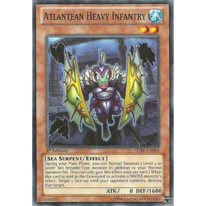 Yu-gi-Oh - Atlantean Heavy Infantry (SDRE-EN004) - Structure Deck: Realm of The Sea Emperor - 1st Edition - common