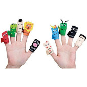 Rite Lite Ten Plague Finger Puppets For Story Time, Education, Bath Time, and Party Favors