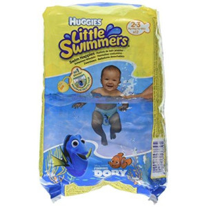 Huggies Little Swimmers Disposable Swim Diapers, X-Small (7lb-18lb), 12-count