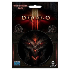 JINX Diablo III Face Sticker, Multi-colored, 3