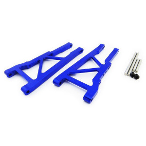 Atomik Rc XO-1 1:7 Aluminum Alloy Rear Lower Arm Hop Up Upgrade, Blue Replaces Part 3655X