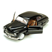 1949 Mercury Eight Coupe, Black - Motormax 73225 - 124 Scale Diecast Model Toy Car