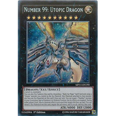 YU-gI-OH - Number 99: Utopic Dragon (MP15-EN190) - Mega Pack 2015 - 1st Edition - Secret Rare
